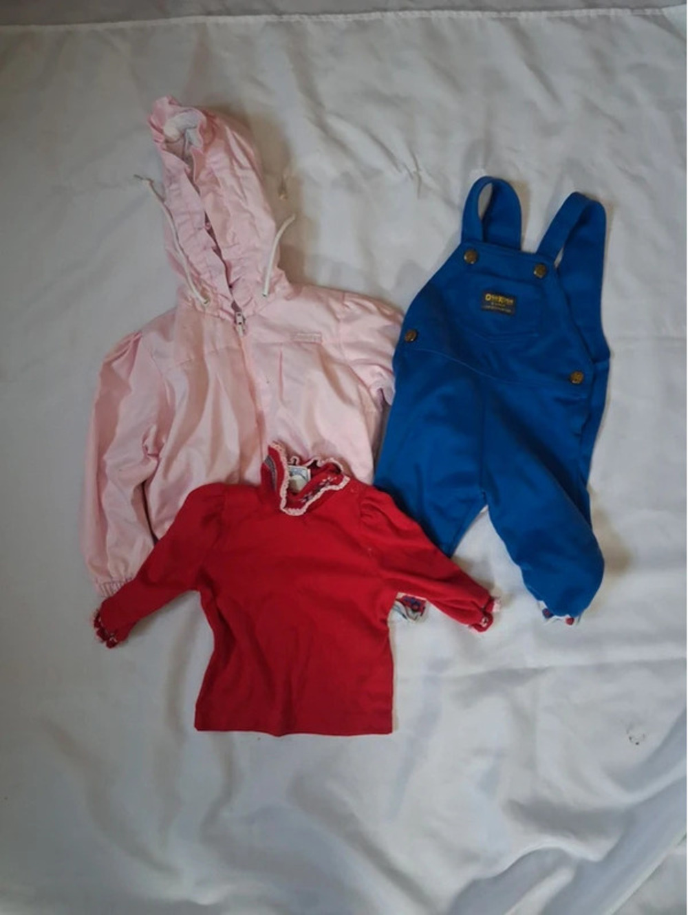 LOT of vintage Oshkosh B'gosh baby and toddler clothing